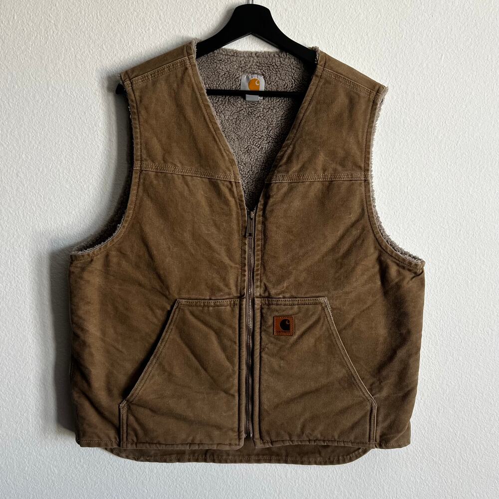 Carhartt V26 FRB brown work wear vest
